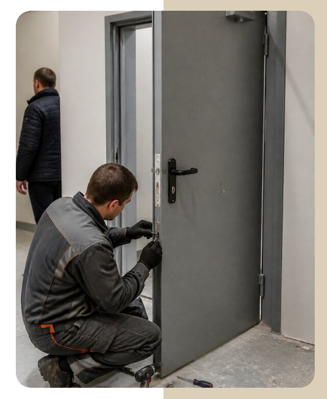 Ремонт противопожарной двери в Оренбурге по цене 6610 р. | Дверной