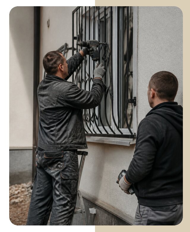 Установка наружных решеток в Оренбурге от 4983 р. | Дверной